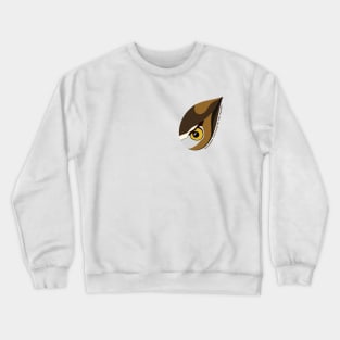 Great Horned Owl (Small Text) Crewneck Sweatshirt